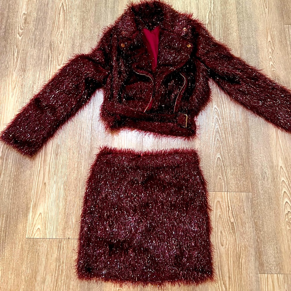 Jacket and skirt set